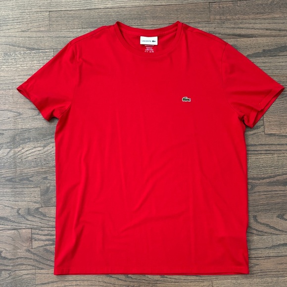 Lacoste Other - Lacoste Men's Bright Red Short-Sleeve Crew Tee
